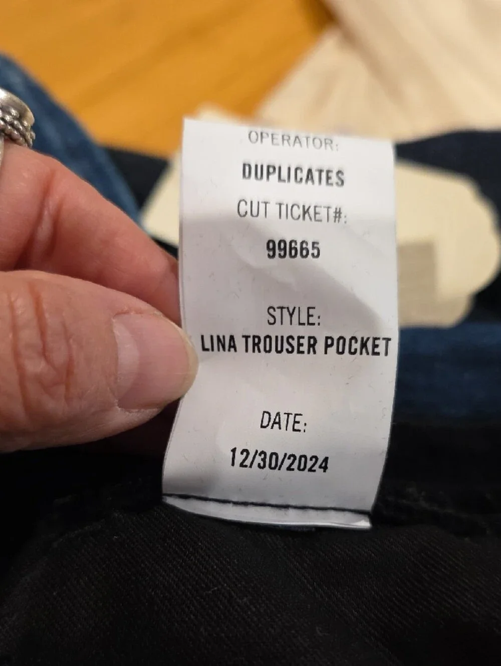NEW RARE $248 CITIZENS OF HUMANITY LINA BLACK CORDUROY TROUSER PANTS SIZE 27 - Picture 11 of 11